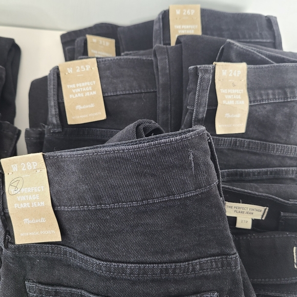 PETITE Madewell The Perfect Vintage Flare Jeans Denim Jean NF789 Sherborn Wash - Picture 5 of 10